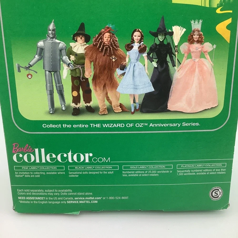 Wizard of Oz‎ Barbie Collector Scarecrow 75th Anniversary Doll New In Box